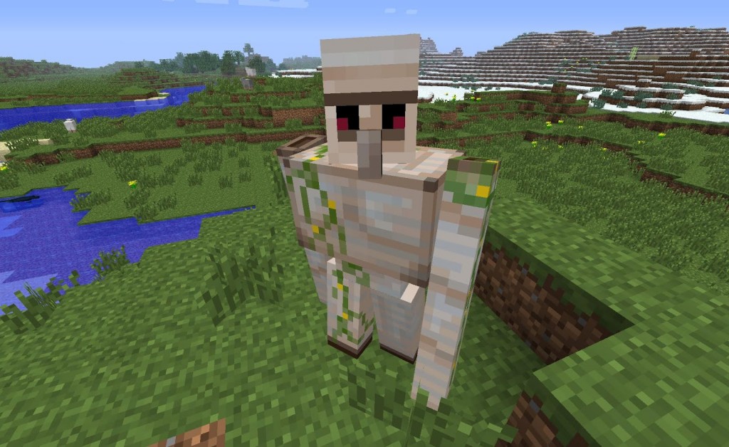 Friendly iron golem